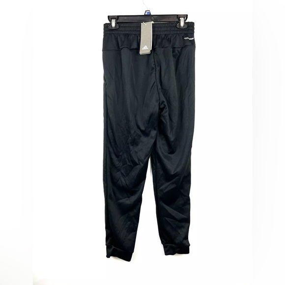 adidas Mens Fleece Jogger Pants Black Size Small - Picture 2 of 3